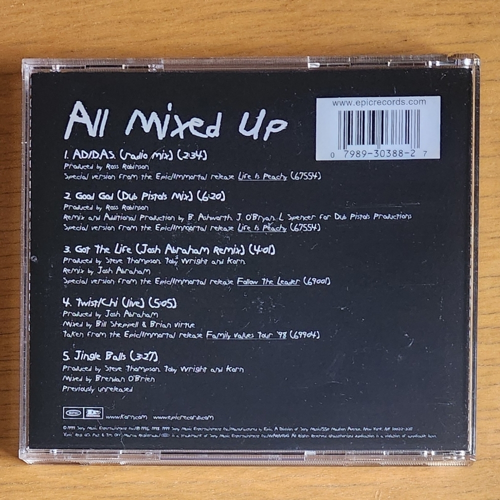 Korn "All Mixed Up - EP", "Did My Time" CDs (Lot of 2) - Picture 3 of 9